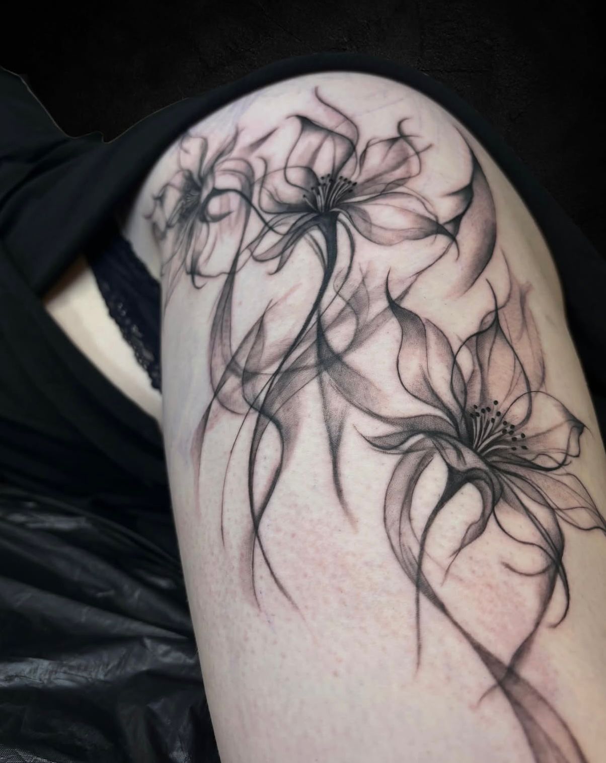 Comic Tattoo mit 1312 Schriftzug