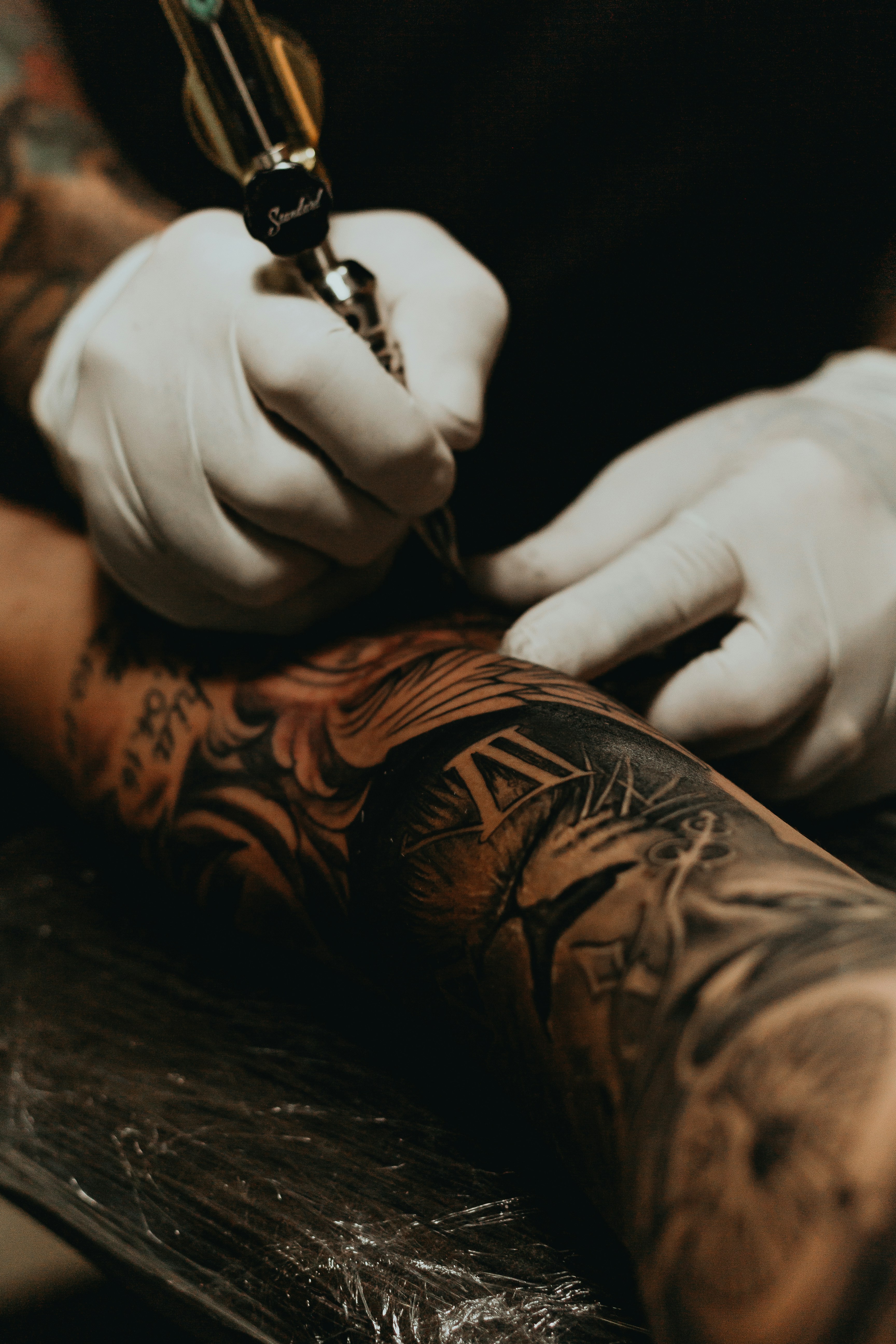 Tattoo-Session im Studio